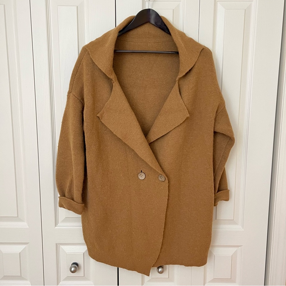 Oversized Alpaca wool coat/cardigan